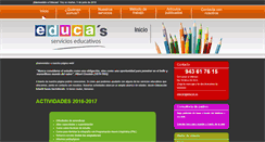Desktop Screenshot of educas.es